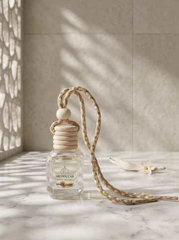 Aroma Car White Oudh Hanging Car Perfume
