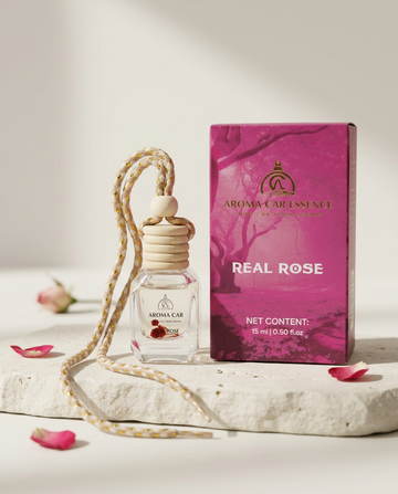 Aroma Car Red Rose Hanging Car Perfume