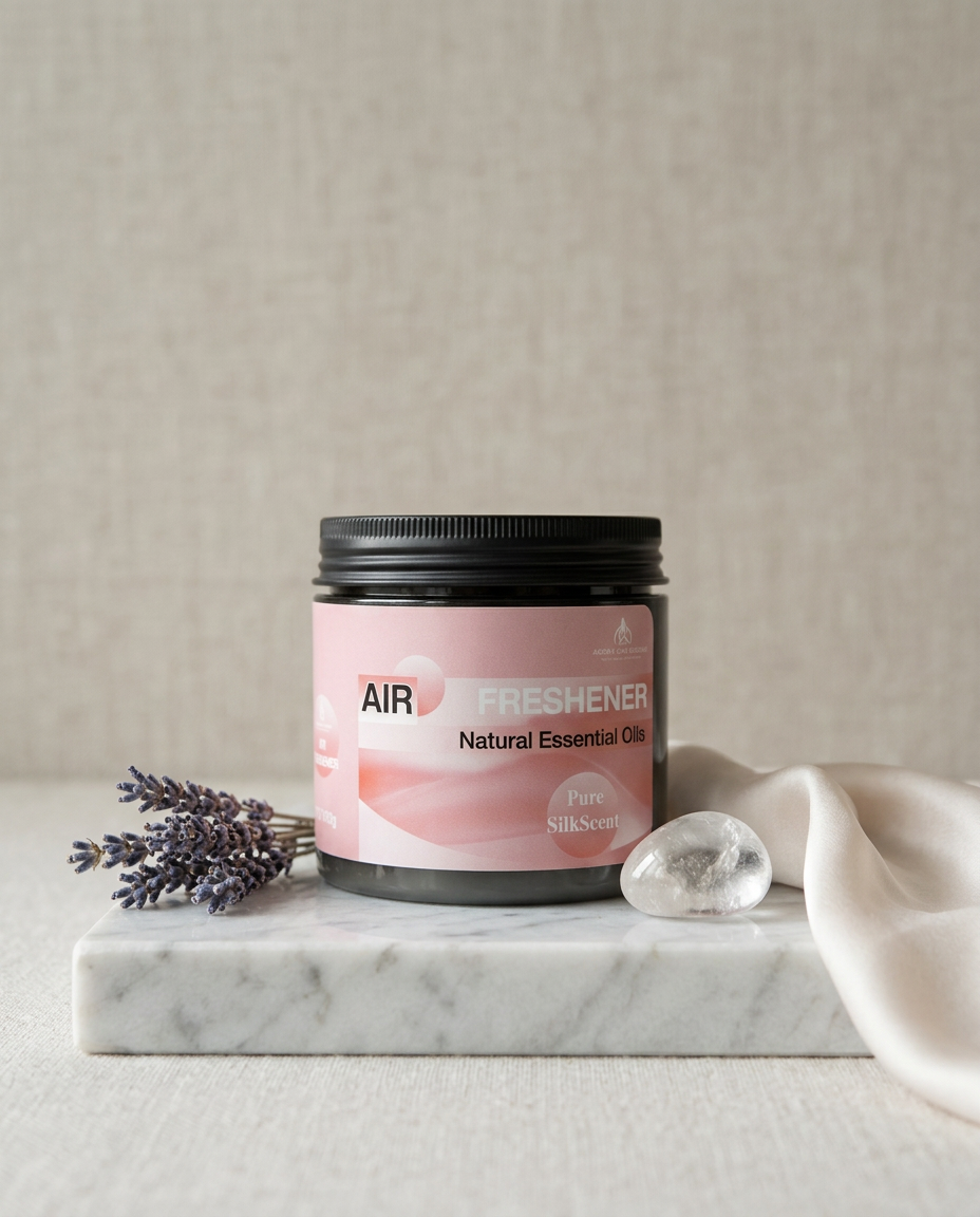 Aroma Car Pure Silkscent Pink Car Air Freshener Gel